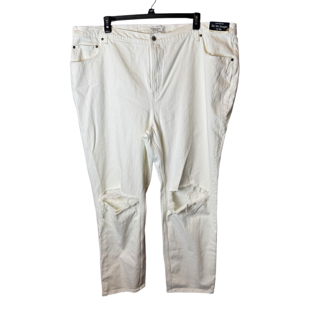 A&F White Jeans 90s Straight 37 / 24R